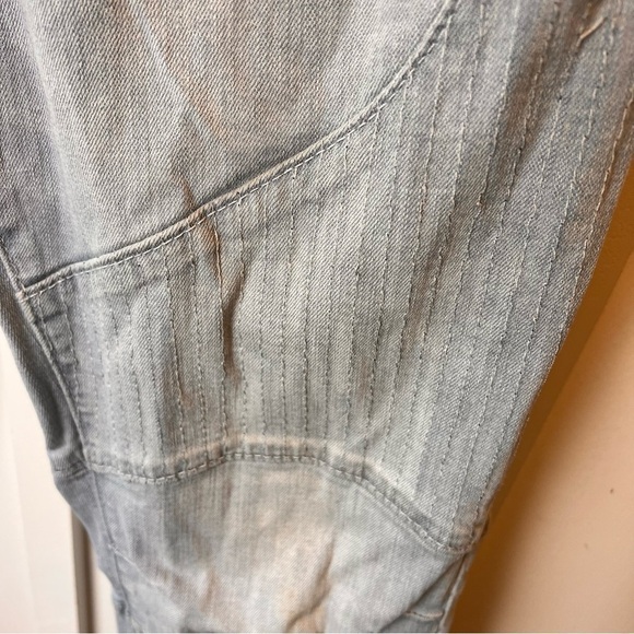 True Religion Mens Sz 30 Gray Blue Geno Relaxed Slim Stitched Stretch Streetwear - Picture 2 of 10